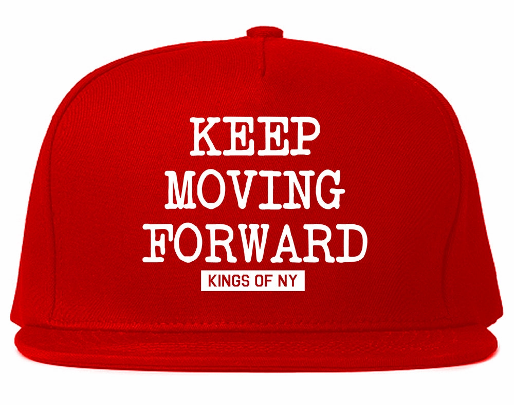 Keep Moving Forward Mens Snapback Hat Cap
