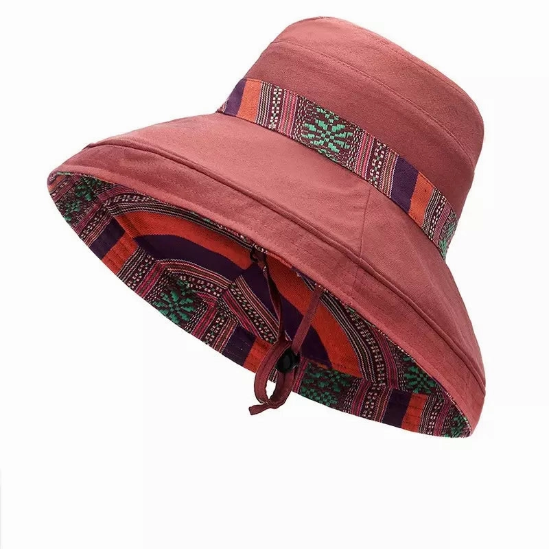 Keruac Multicolor Striped Bucket Hat