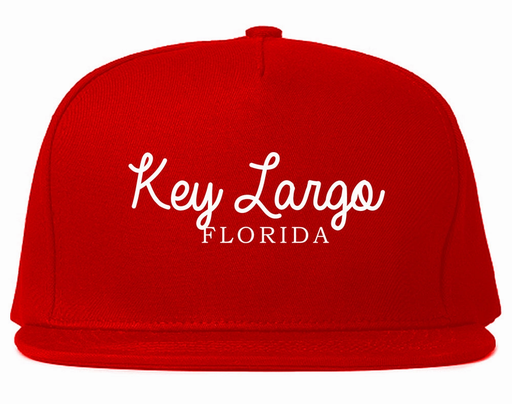 Key Largo Florida Souvenir Mens Snapback Hat