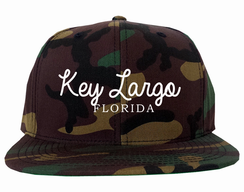 Key Largo Florida Souvenir Mens Snapback Hat