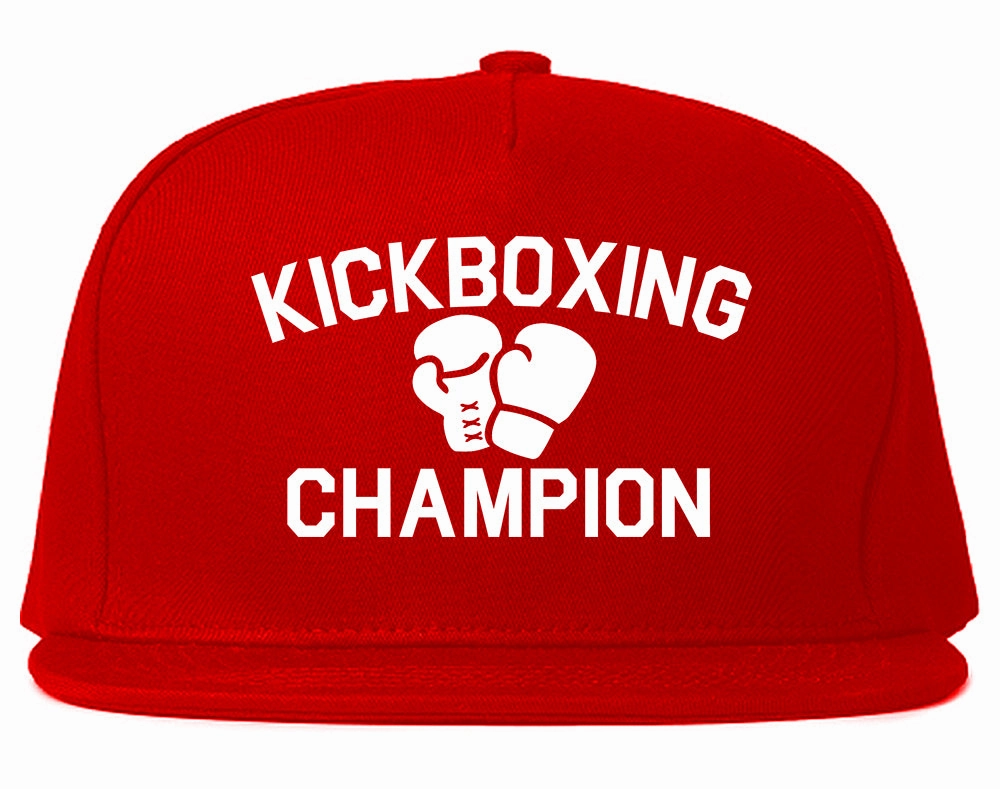 Kickboxing Champion Mens Snapback Hat