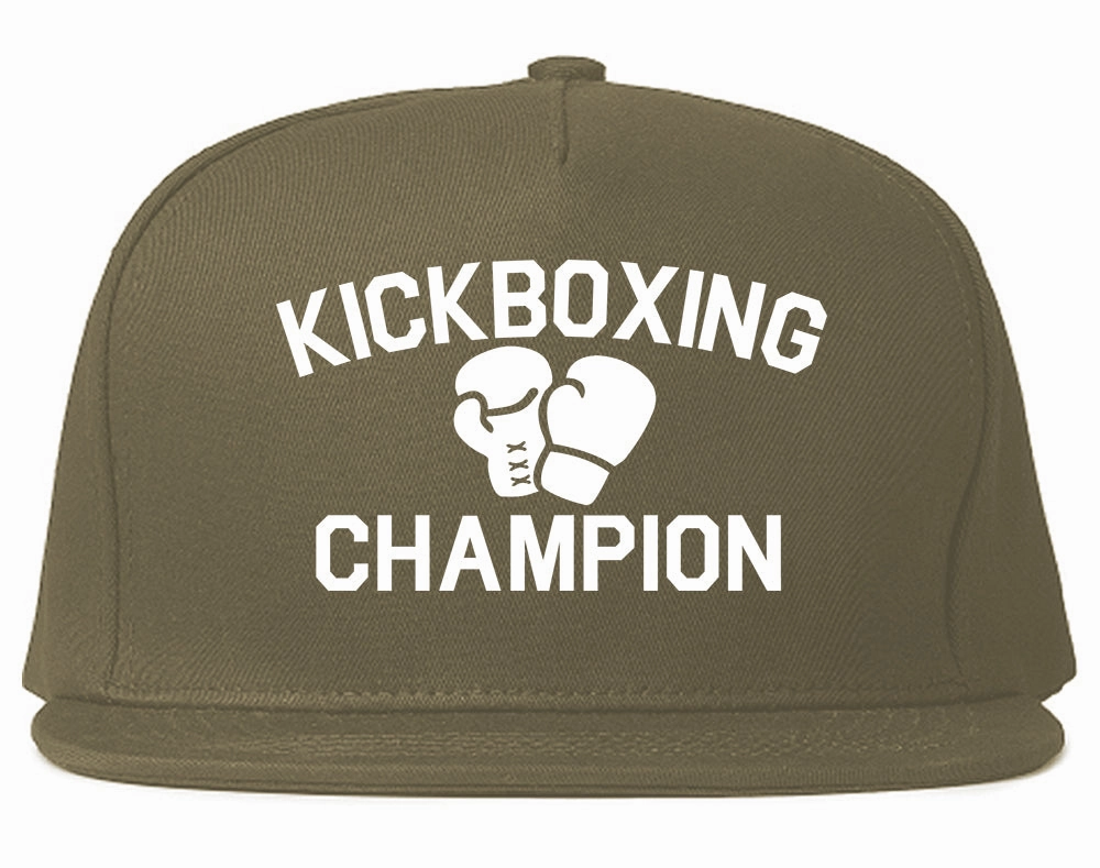 Kickboxing Champion Mens Snapback Hat