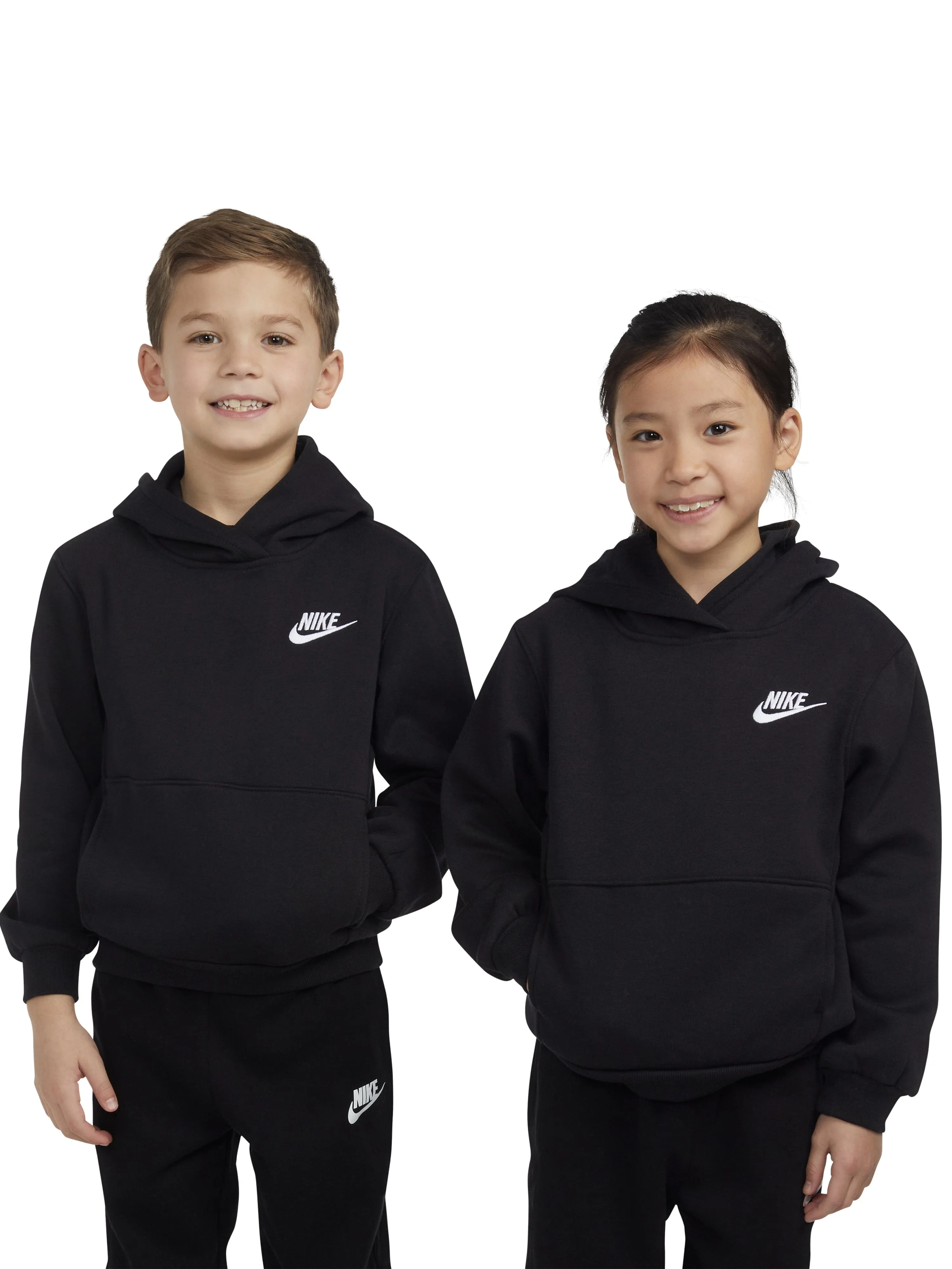 Kids NSW Club Fleece Hoodie in Schwarz
