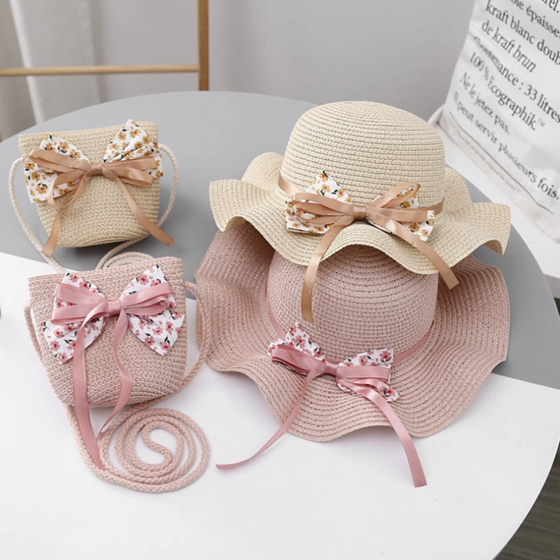 Kids Summer Sun Hat Princess Style spring-straw-hat