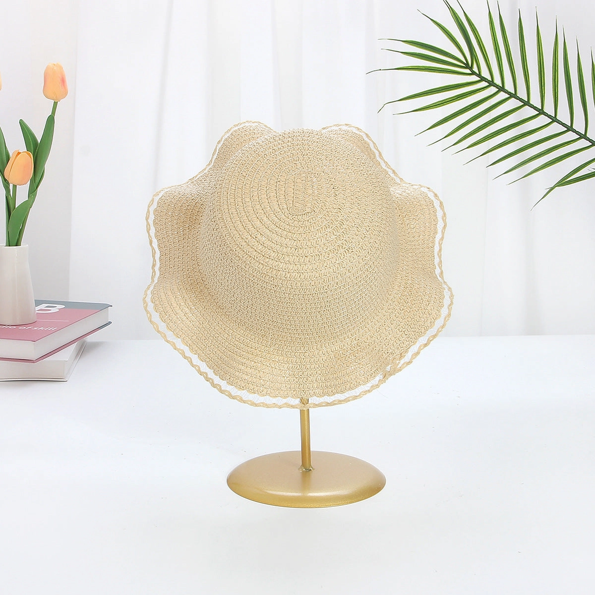 Kids Wave Sun Hat Summer Wide Brim Fashion