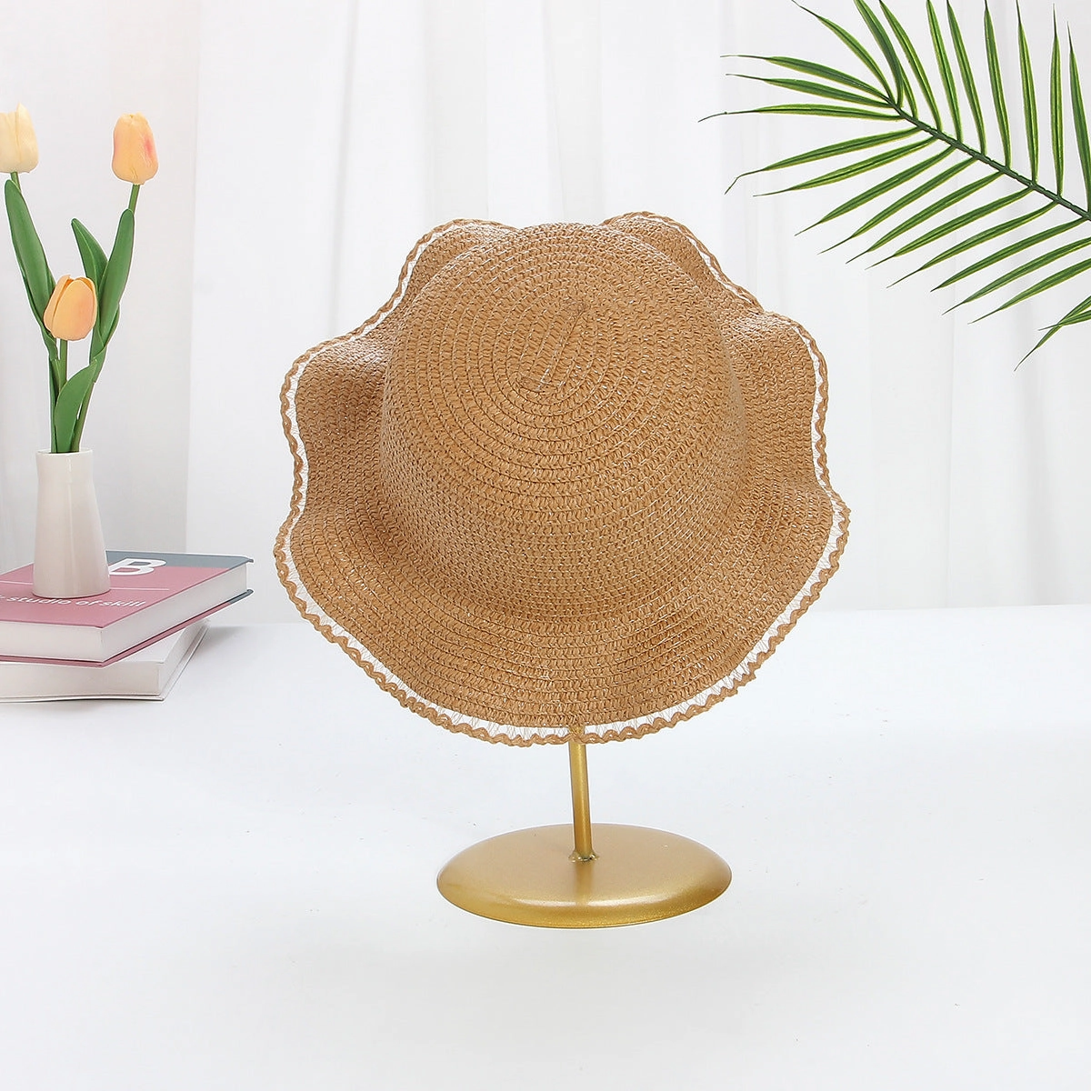 Kids Wave Sun Hat Summer Wide Brim Fashion