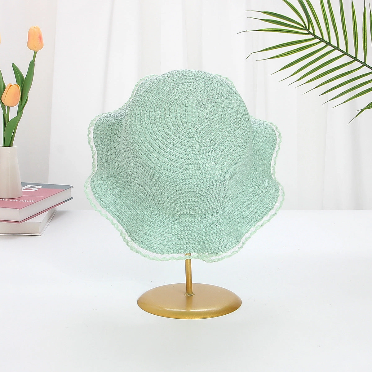 Kids Wave Sun Hat Summer Wide Brim Fashion