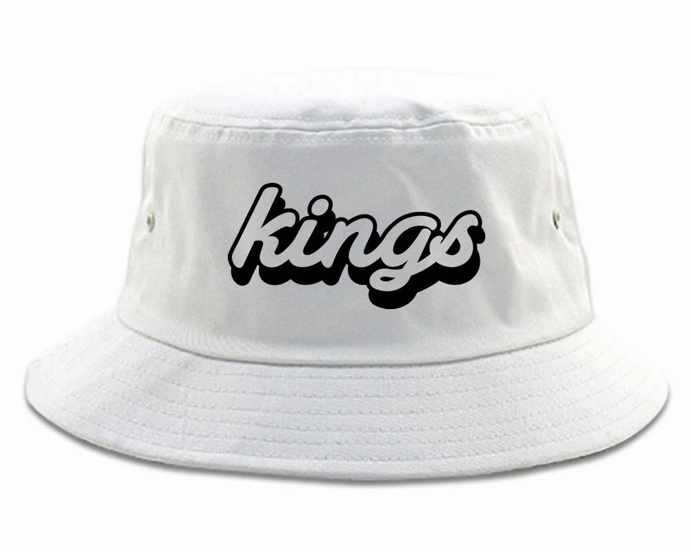 Kings Blue Gradient Logo Bucket Hat
