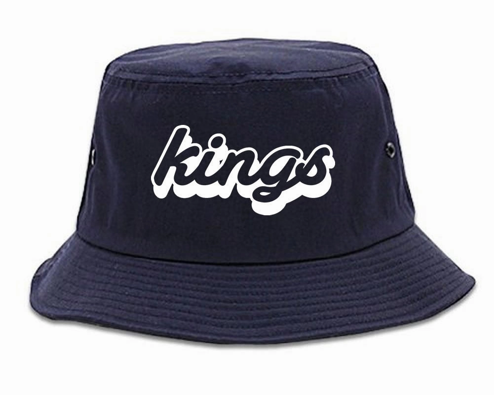 Kings Blue Gradient Logo Bucket Hat
