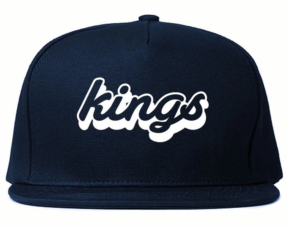 Kings Blue Gradient Logo Snapback Hat