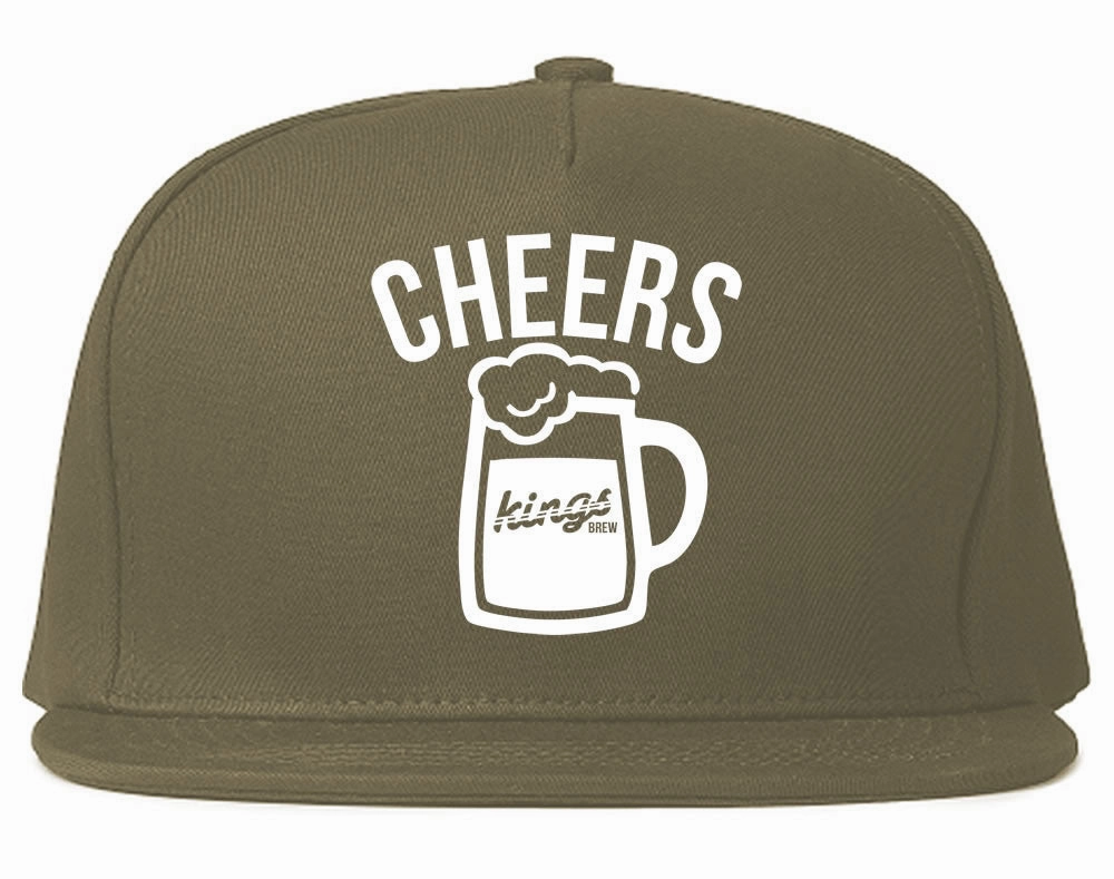 Kings Brew Beer Pint Snapback Hat Cap