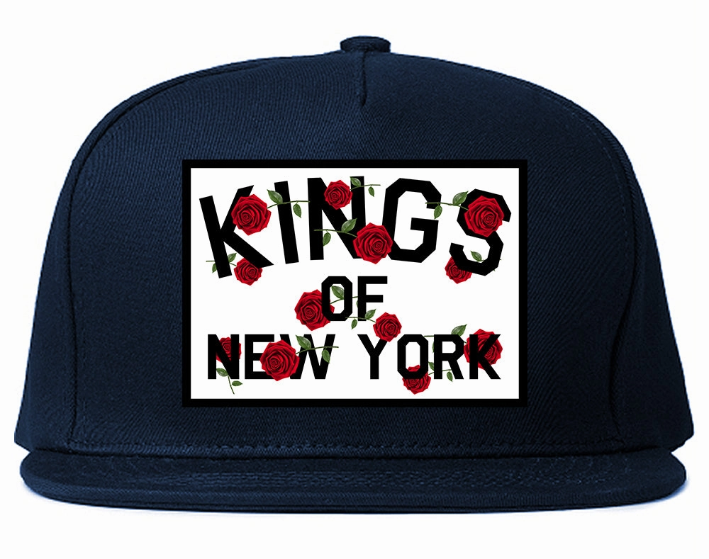Kings Of New York Rose Garland Snapback Hat