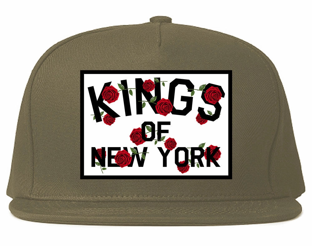 Kings Of New York Rose Garland Snapback Hat