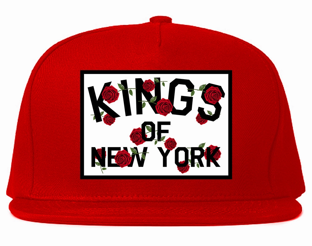 Kings Of New York Rose Garland Snapback Hat