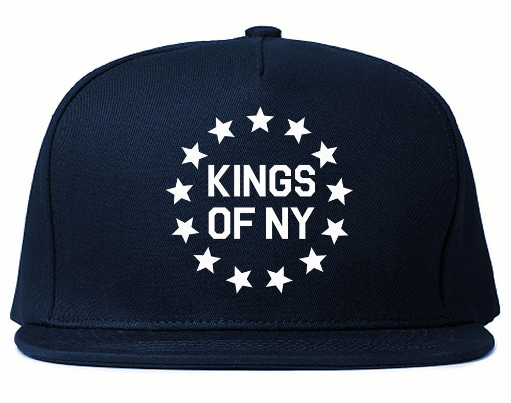 Kings Of NY Classic Stars Logo Chest Snapback Hat