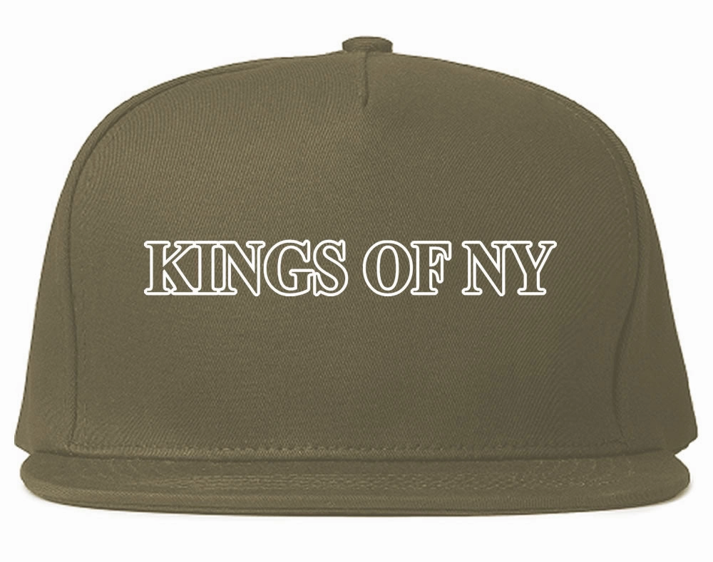 Kings Of NY Outline Classic Logo Mens Snapback Hat