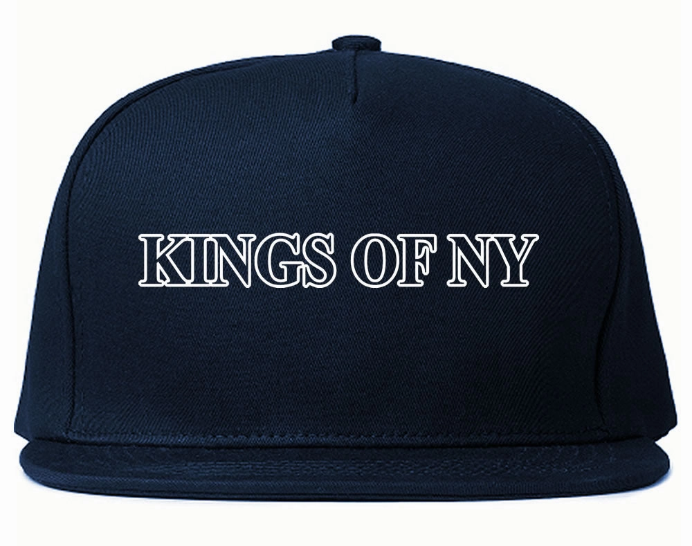 Kings Of NY Outline Classic Logo Mens Snapback Hat