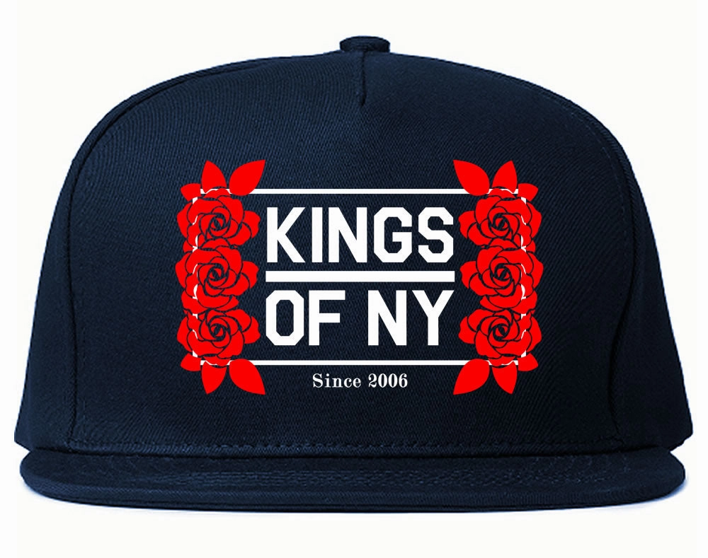 Kings Of NY Rose Vine Logo Snapback Hat