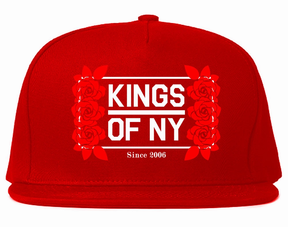 Kings Of NY Rose Vine Logo Snapback Hat