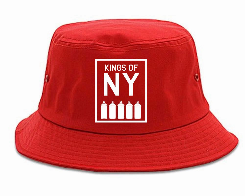 Kings Of NY Spray Can Graffiti Art Bucket Hat