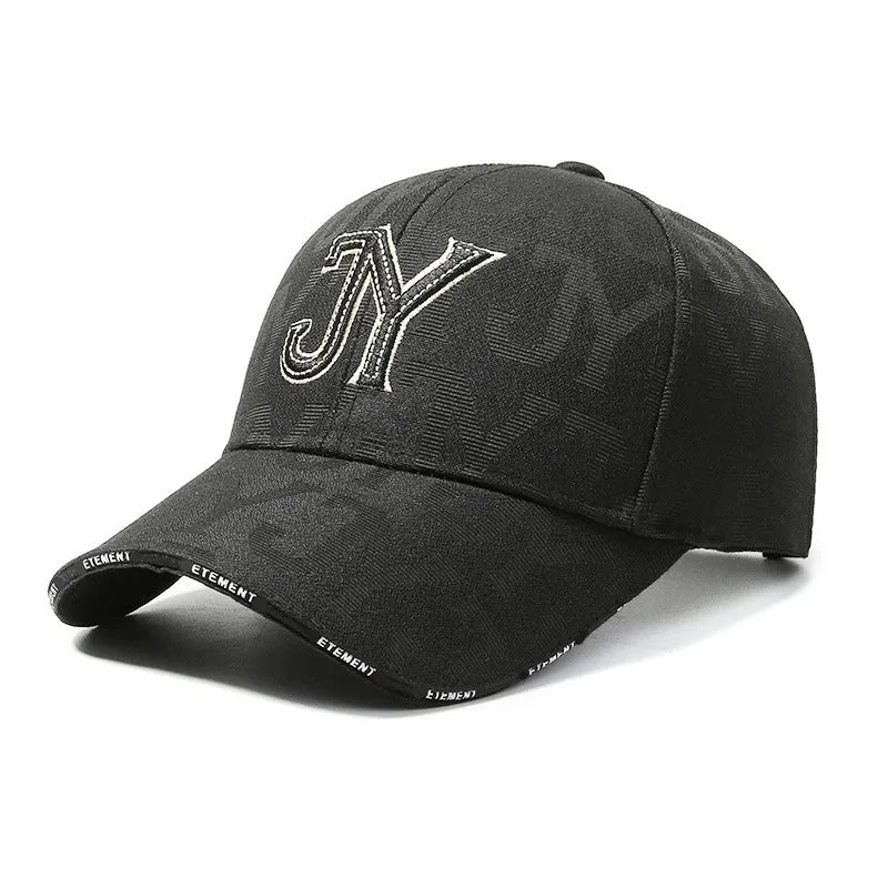 Korean Letter Soft Brim Sun Protection Baseball Cap