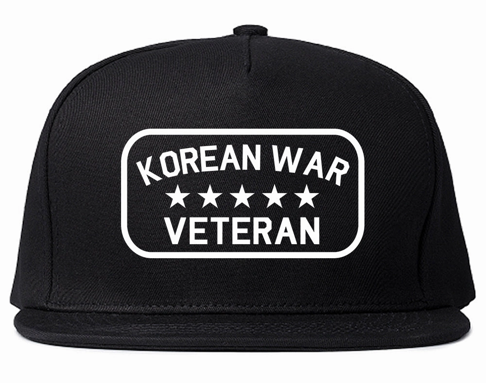 Korean War Veteran Mens Snapback Hat