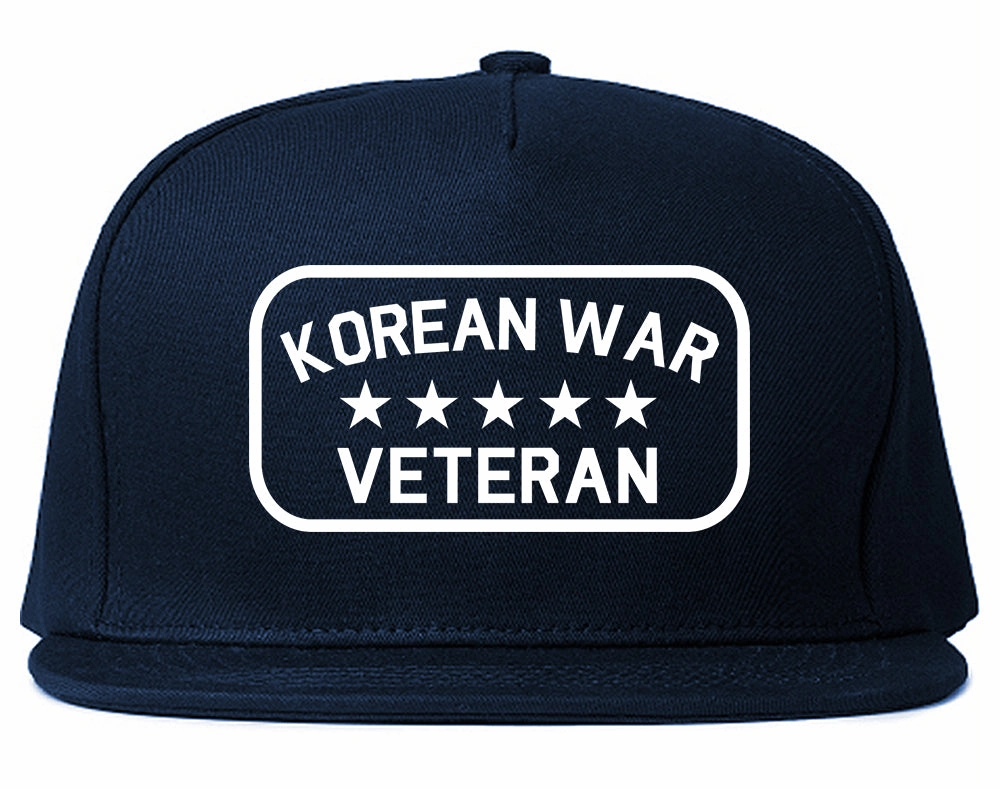 Korean War Veteran Mens Snapback Hat