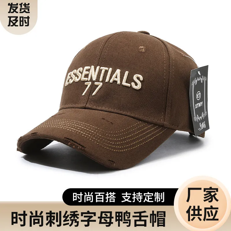 Large Fit Letter Korean Baseball Cap casual-baseball-cap