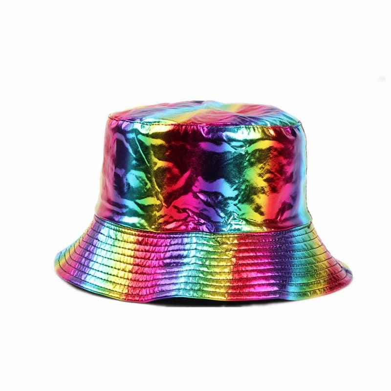 Laser Glitter Reversible Bucket Hat