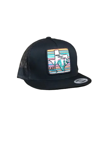 Lazy J Ranch Wear Black Home Sweet Texas Cap casual-baseball-cap
