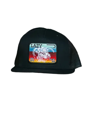 Lazy J Ranch Wear Black Serape Elevation Cap casual-baseball-cap