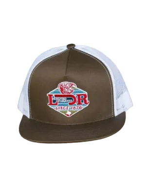 Lazy J Ranch Wear Brown Conquest Patch Cap casual-baseball-cap