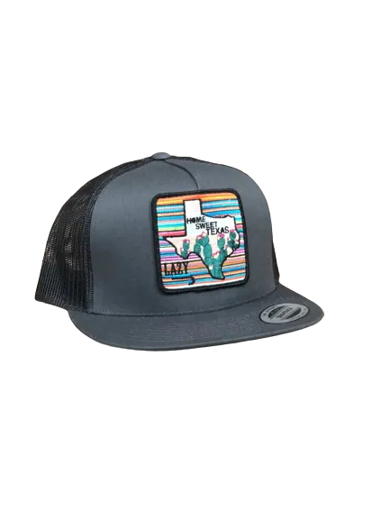 Lazy J Ranch Wear Grey Home Sweet Texas Cap casual-baseball-cap