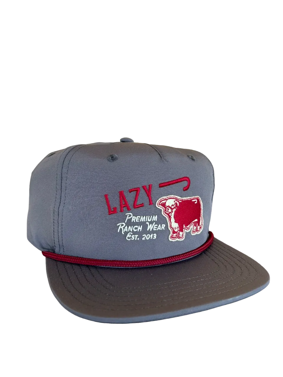 Lazy J Ranch Wear Grey Premium Ranch Rope Cap casual-baseball-cap