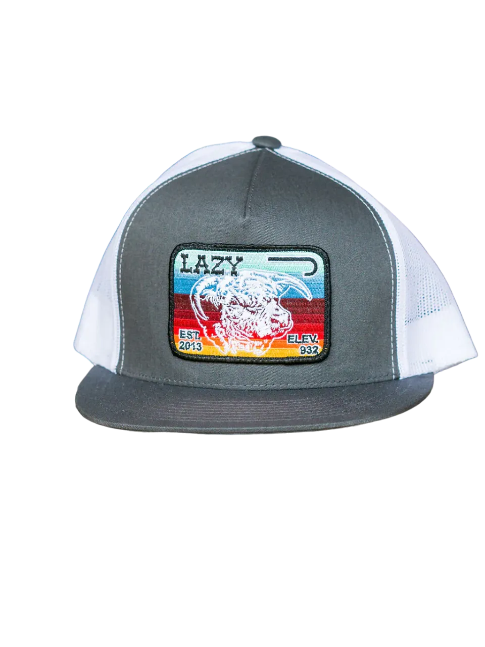 Lazy J Ranch Wear Grey Serape Elevation Cap casual-baseball-cap