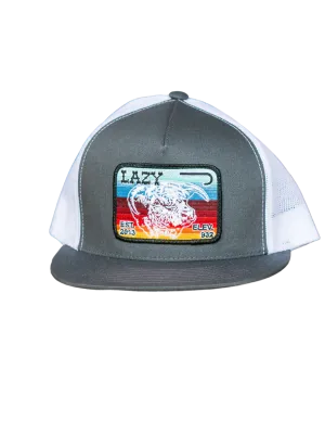 Lazy J Ranch Wear Grey Serape Elevation Cap casual-baseball-cap