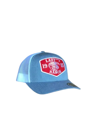 Lazy J Ranch Wear Heather Red Ranch Patch Cap casual-baseball-cap