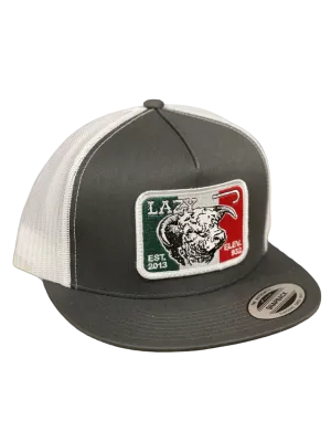 Lazy J Ranch Wear Mexico Bull Patch Cap casual-baseball-cap
