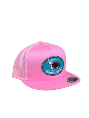 Lazy J Ranch Wear Pink Original Patch Cap casual-baseball-cap