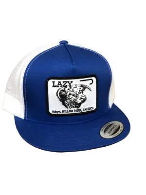 Lazy J Ranch Wear Royal Blue Cattle Headquarters Cap casual-baseball-cap
