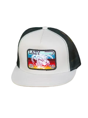 Lazy J Ranch Wear White Serape Hereford Cap casual-baseball-cap