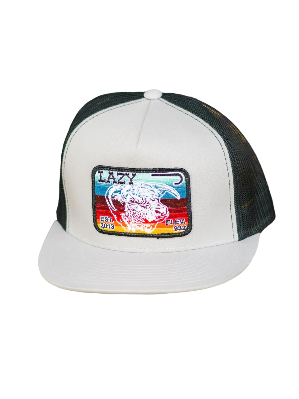 Lazy J Ranch Wear White Serape Hereford Cap casual-baseball-cap