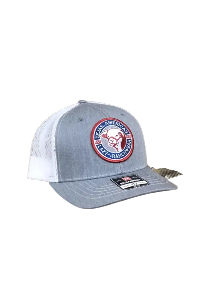 Lazy J Ranch Wear Youth Heather Tejas Americas Patch Cap casual-baseball-cap