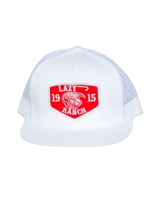 Lazy J Ranchwear Red Ranch Patch Cap casual-baseball-cap