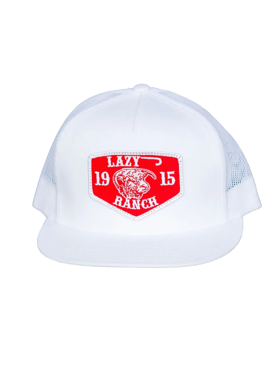 Lazy J Ranchwear Red Ranch Patch Cap casual-baseball-cap
