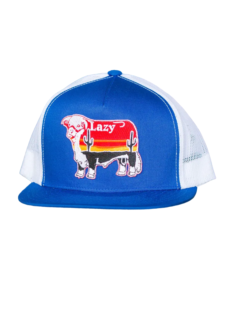 Lazy J Ranchwear Sunrise Cactus Bull Cap casual-baseball-cap