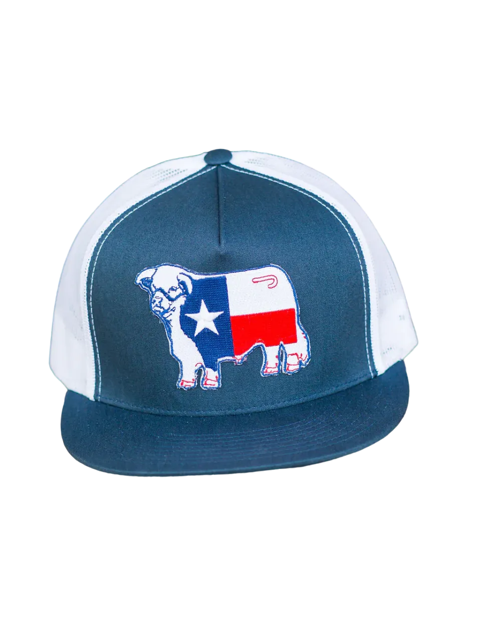 Lazy J Ranchwear Texas Flag Bull Cap casual-baseball-cap