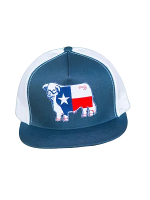 Lazy J Ranchwear Texas Flag Bull Cap casual-baseball-cap