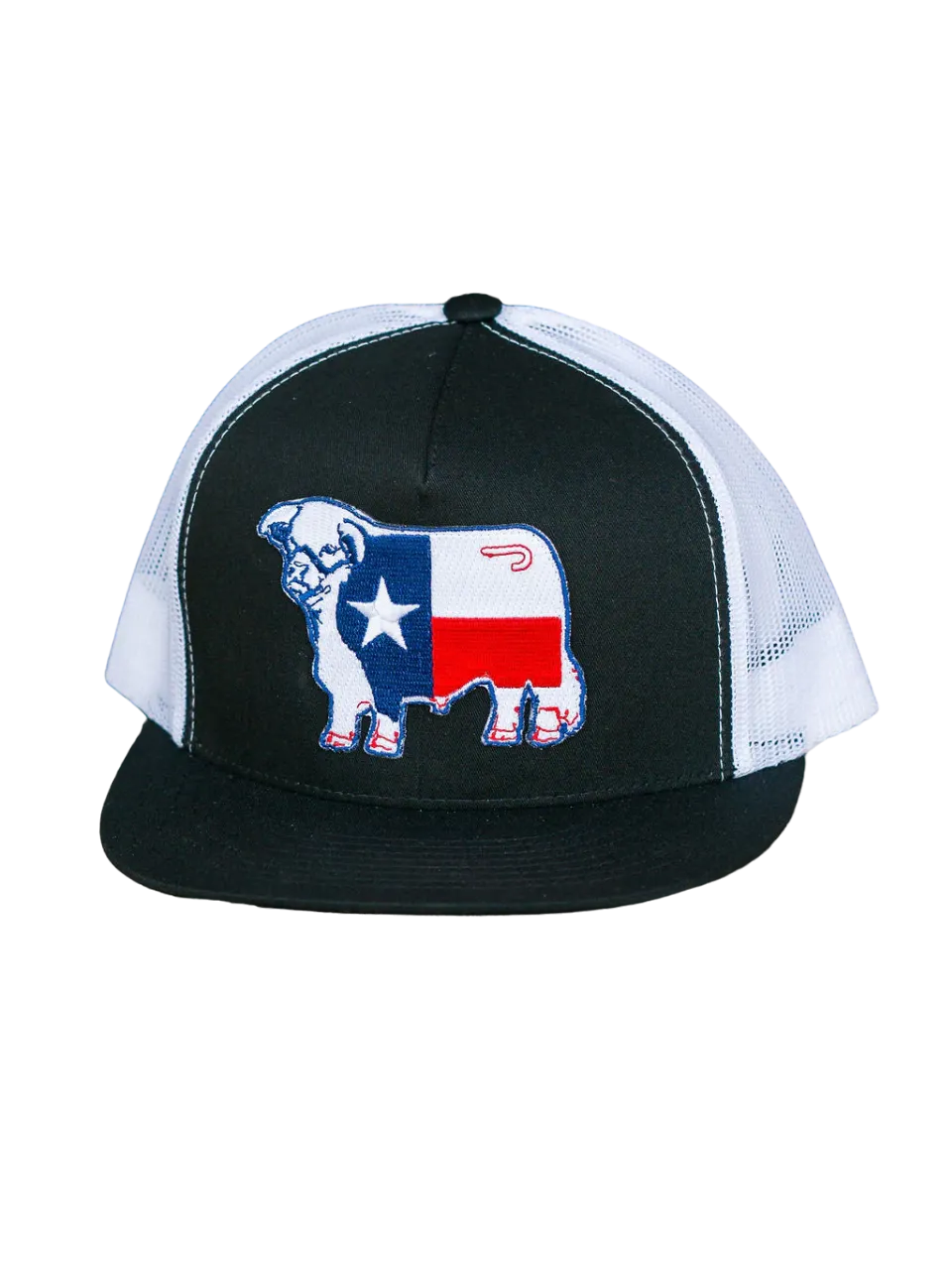 Lazy J Ranchwear Texas Flag Bull casual-baseball-cap