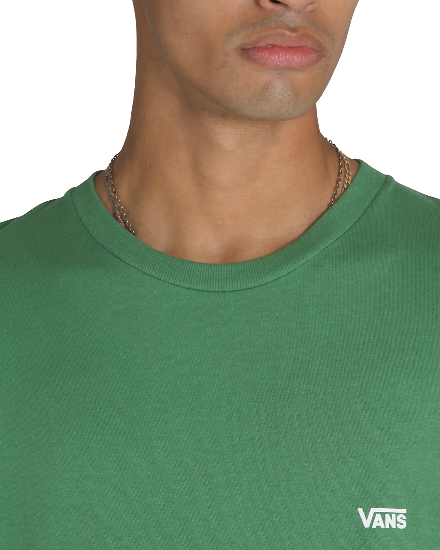 T-Shirt mit Logo auf der linken Brust in Fairway